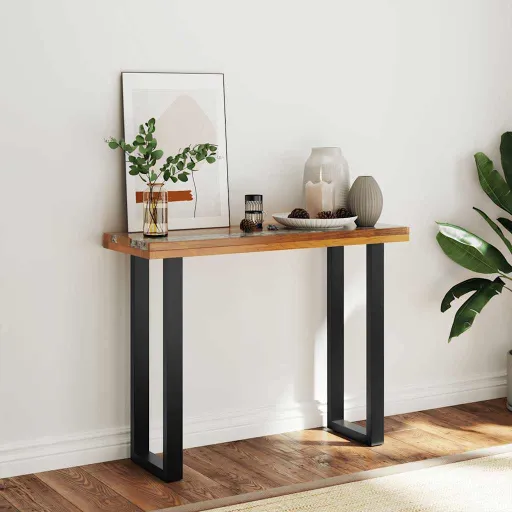 Mesa Consola em Teca 100x35x75 cm