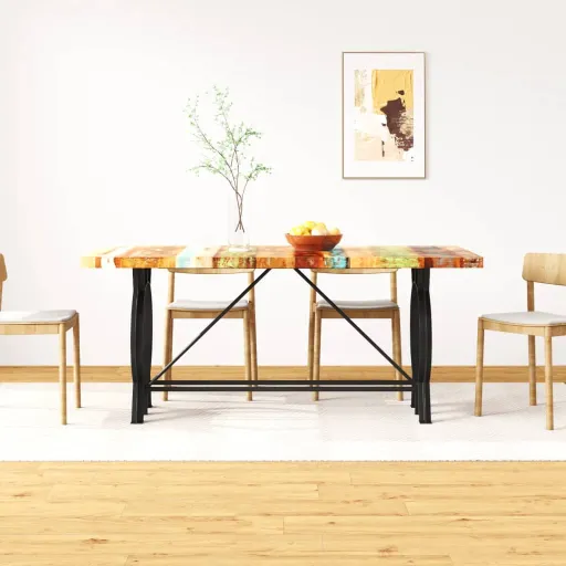 Mesa de Jantar Madeira Reciclada Maciça 180 cm
