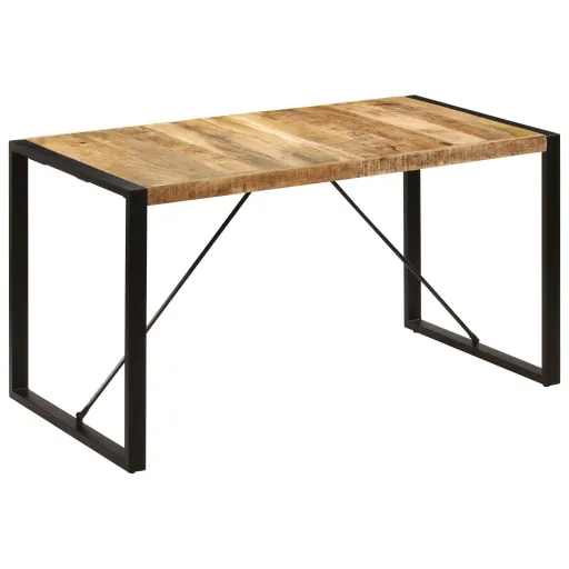 Mesa de Jantar 140x70x75 cm Madeira de Mangueira Maciça