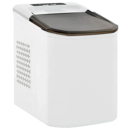 Máquina de Fazer Cubos de Gelo 1,4 L 15 kg/24 h Branco
