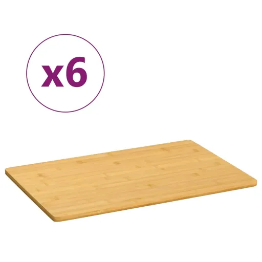 Tábuas de Pequeno-Almoço   35x23x0,8 cm Bambu (6 pcs)
