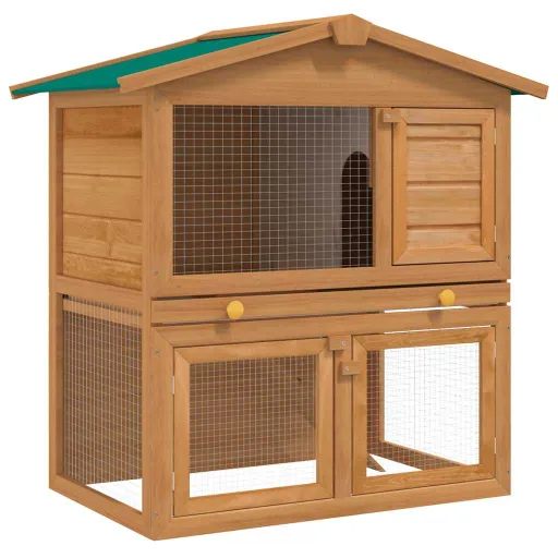 Coelheira para Animais Pequenos 3 Portas Madeira