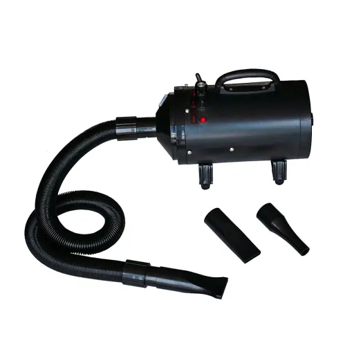 Secador Cães com 3 Bicos 2400 W Preto