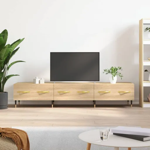 Móvel de TV 150x36x30 cm Derivados de Madeira Carvalho Sonoma