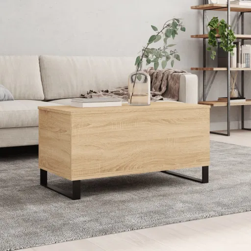 Mesa de Centro 90x44,5x45 cm Derivados Madeira Carvalho Sonoma