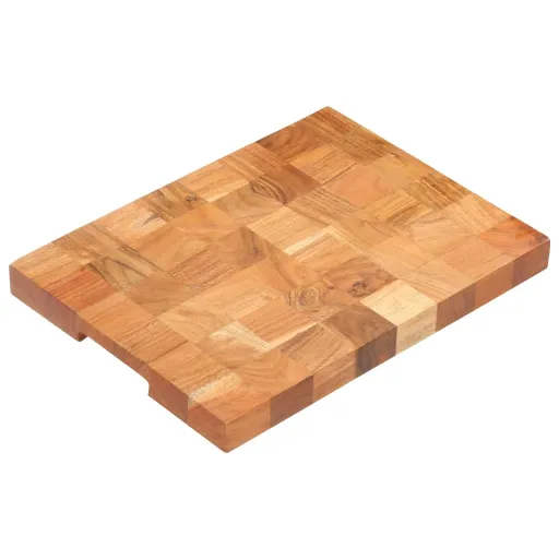 Tábua de Cortar 40x30x3,8 cm Madeira de Acácia Maciça