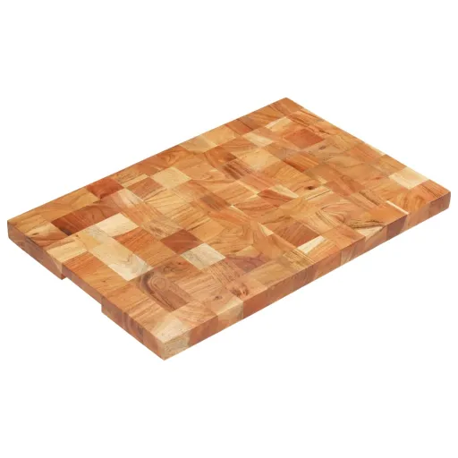 Tábua de Cortar 60x40x3,8 cm Madeira de Acácia Maciça