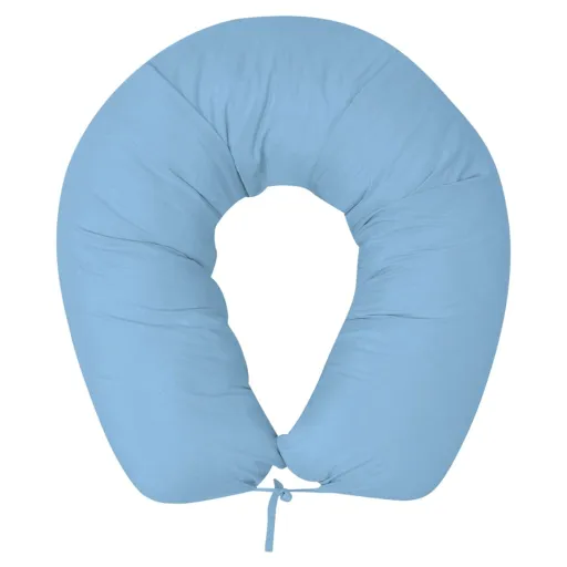 Almofada de Gravidez 40x170 cm, Azul Claro