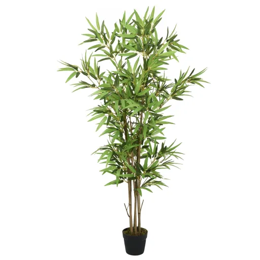 Árvore de Bambu Artificial 828 Folhas 150 cm Verde