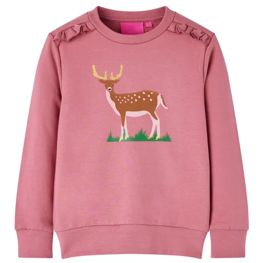 Sweatshirt para Criança Cor Framboesa 140