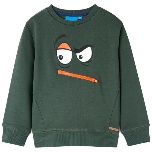Camisola para Criança Verde-Escuro 104