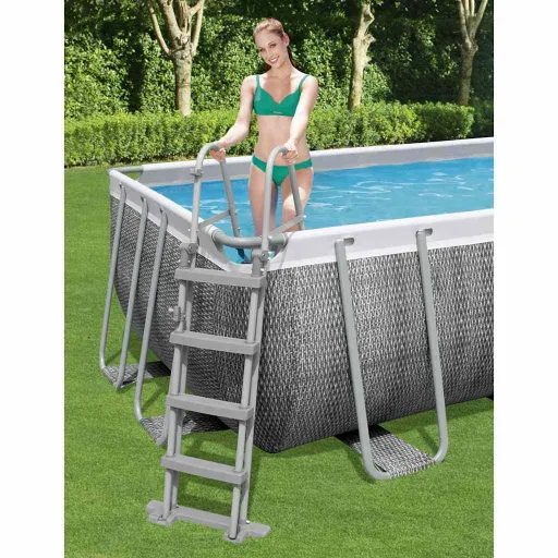 Bestway Escada de Segurança com 4 Degraus Flowclear 122 cm