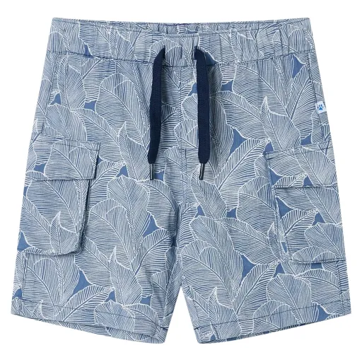 Calções de Criança com Cordão Azul-Escuro 116