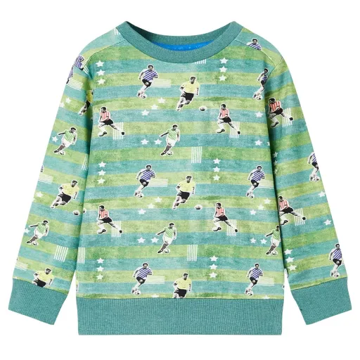Sweatshirt para Criança Verde-Claro Mesclado 116
