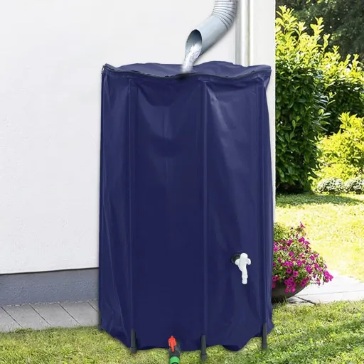 Depósito de Água Dobrável com Torneira 500 L PVC