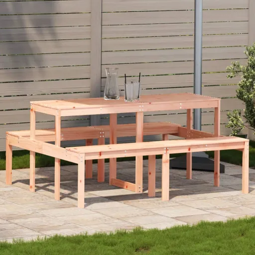 Mesa de Piquenique 160x134x75 cm Madeira de Douglas Maciça