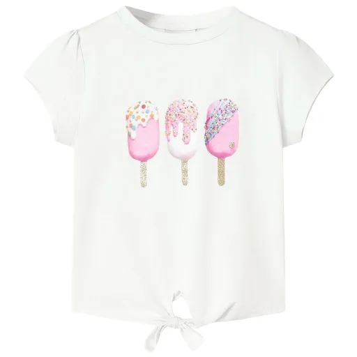 T-Shirt Infantil Cor Cru 116