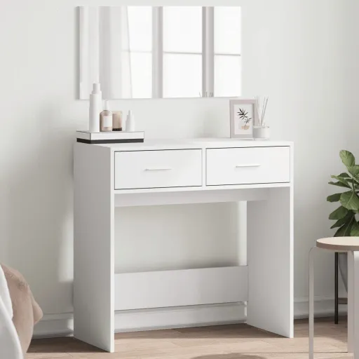 Toucador com Espelho 80x39x80 cm Branco