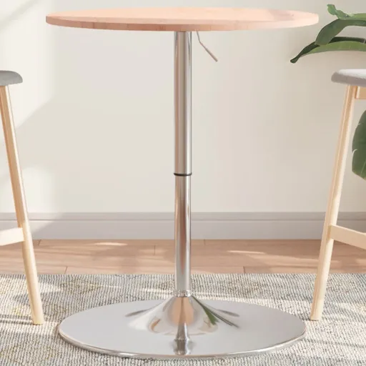 Mesa de Bar Ø60x89,5 cm Madeira de Faia Maciça