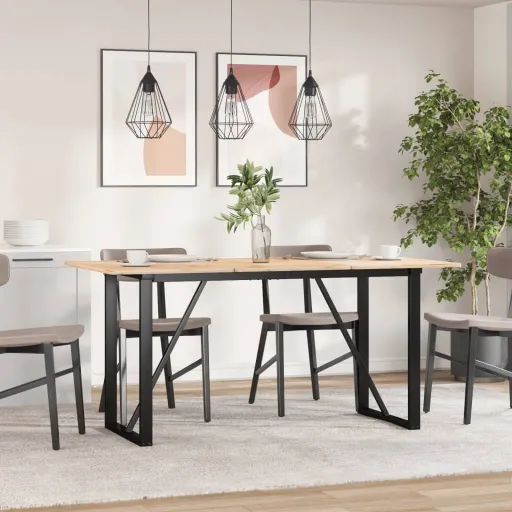 Pernas para Mesa de Jantar Estrutura em O Aço