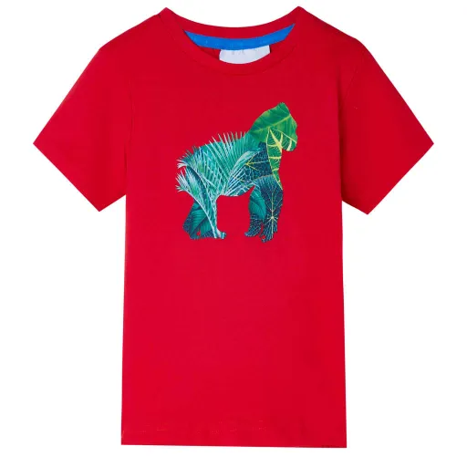 T-Shirt para Criança Vermelho 128