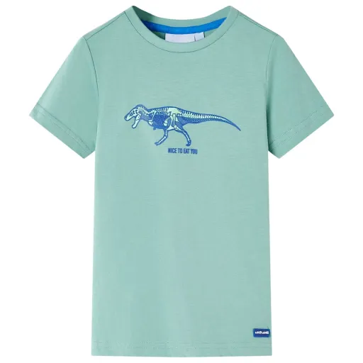 T-Shirt para Criança Caqui-Claro 128