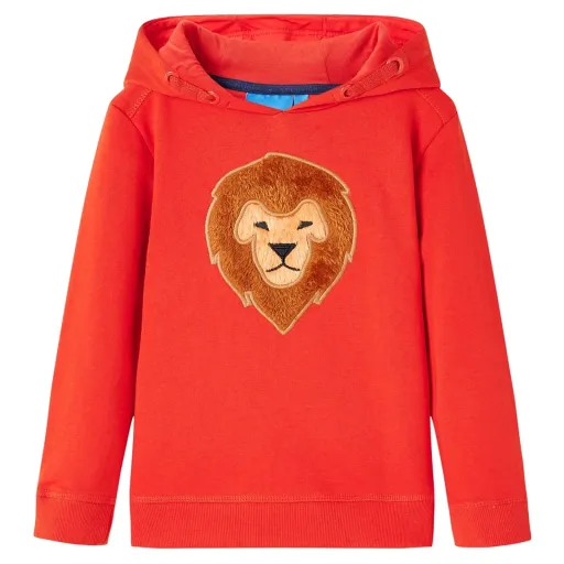 Sweatshirt para Criança com Capuz Vermelho 116