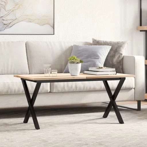 Pernas para Mesa de Centro Estrutura em X Aço