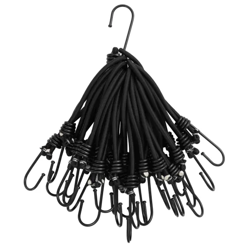 Cordas Elásticas com Ganchos   17 cm (25 pcs)