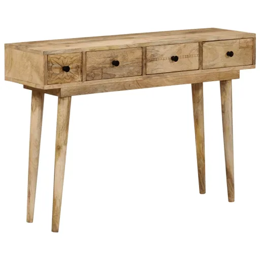 Mesa Consola 110x30x75 cm Madeira de Mangueira Maciça