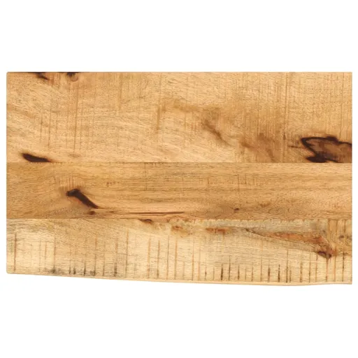 Tampo de Mesa c/ Borda Viva 40x20x2,5cm Mangueira Áspera Maciça