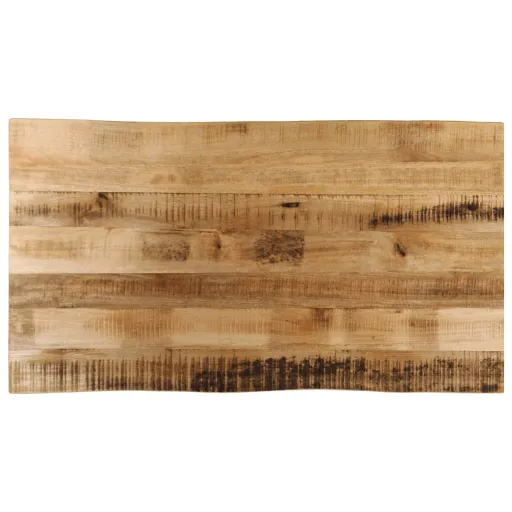 Tampo de Mesa c/Borda Viva 100x60x3,8cm Mangueira Áspera Maciça