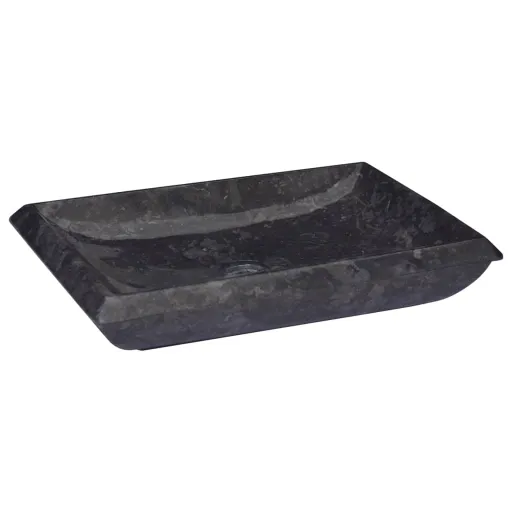 Lavatório 50x35x10 cm Mármore Preto