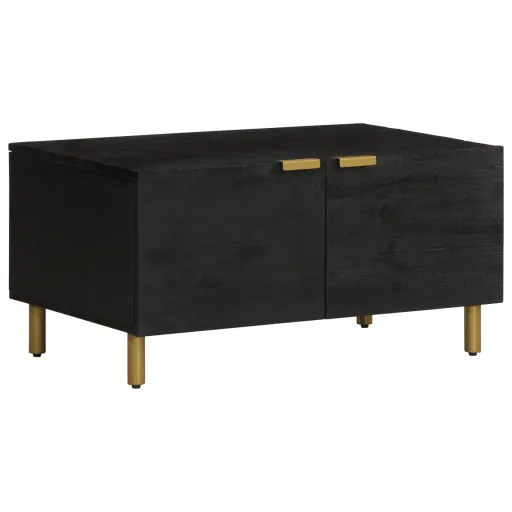 Mesa de Centro 80x50x40 cm Derivados de Madeira Preto