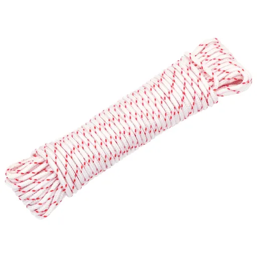 Cabo de Arranque Ø3 mm 10 m Nylon Branco e Vermelho
