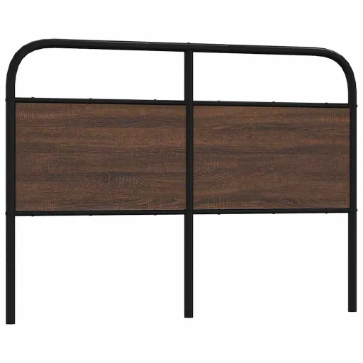 Cabeceira de Substituição 140cm Derivados Madeira/Aço Carvalho Castanho