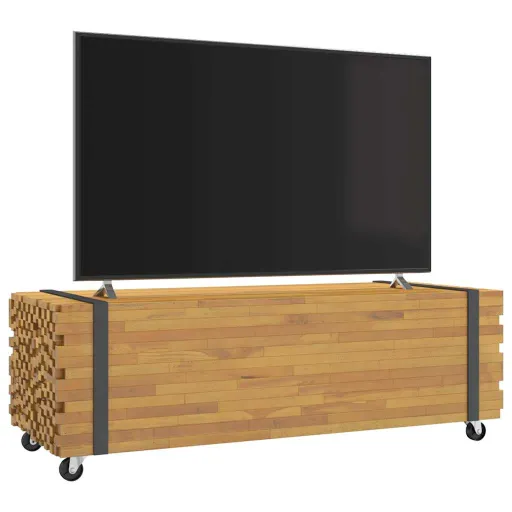 Mesa de Centro 110x45x35 cm Madeira Maciça Teca