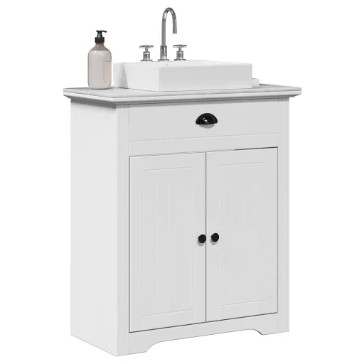 Móvel Pia do Banheiro BODO Branco 70x35x80 cm
