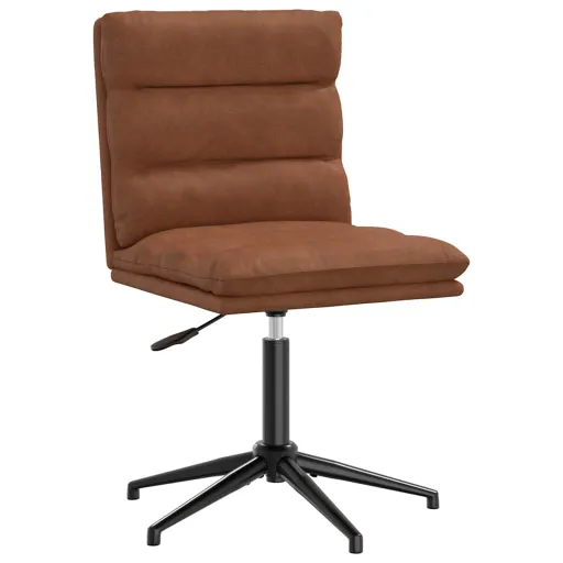 Cadeira de Jantar Couro Artificial Castanho