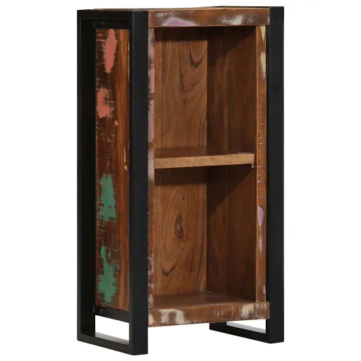 Mesa de Cabeceira 40x30x80 cm Madeira Recuperada Maciça