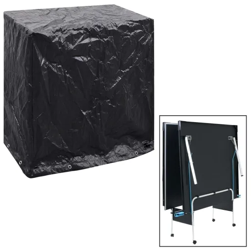 Capa para Mobiliário de Jardim Mesa Ténis 8 Ilhós 160x55x182 cm