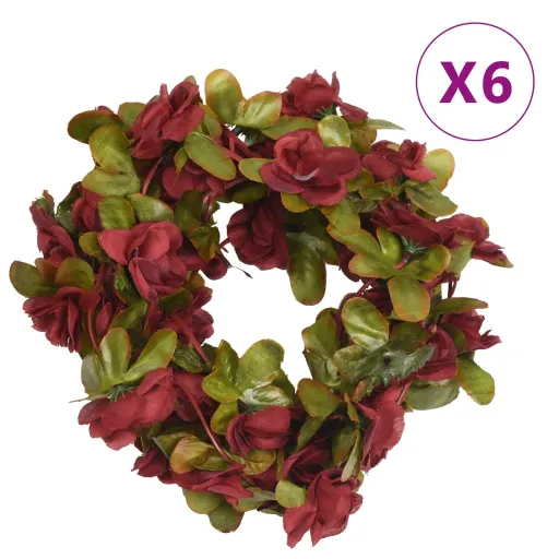 Grinaldas de Flores   250 cm Vermelho-Tinto (6 pcs)