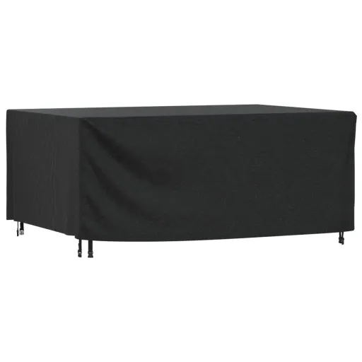 Capa p/ Mobiliário Jardim 225x143x90 cm Impermeável 420D Preto