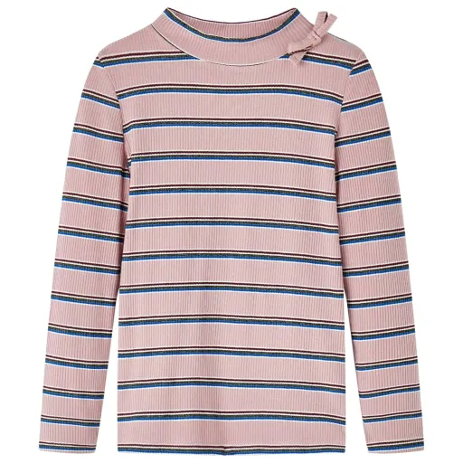 T-Shirt de Manga Comprida para Criança Rosa-Claro 128