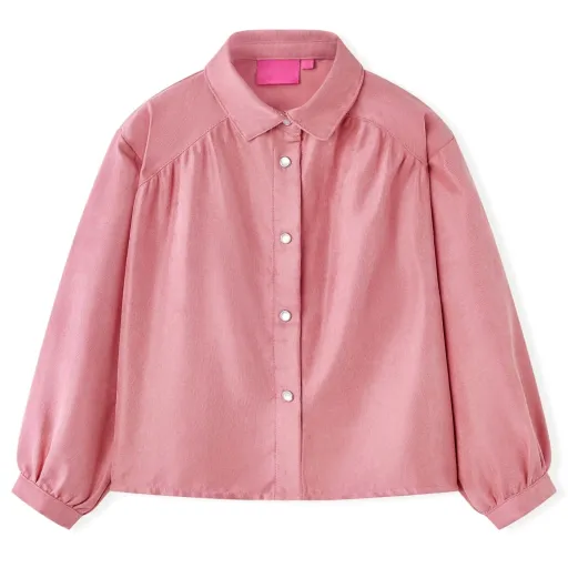 Blusa para Criança com Mangas Abalonadas Rosa-Velho 140