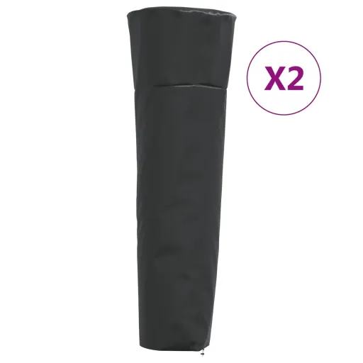 Capas p/ Aquecedor Forma Pirâmide   86x47x241cm Oxford 420D (2 pcs)
