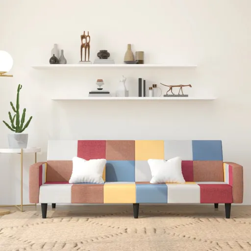 Sofá-Cama de 2 Lugares Tecido
