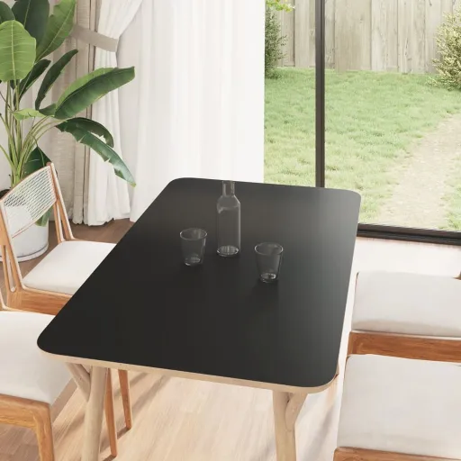 Adesivo para Móveis Autoadesivo Preto Fosco 90x500 cm PVC