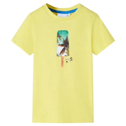 T-Shirt de Criança Amarelo 128