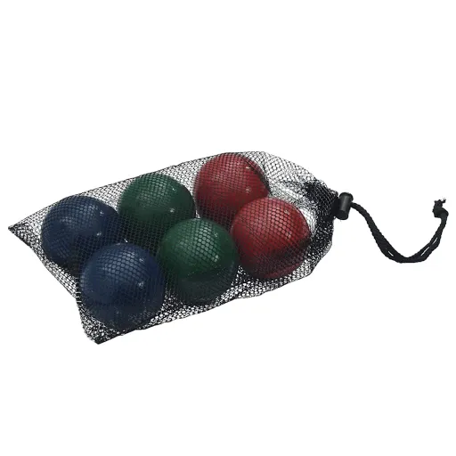 Conjunto Bolas de Boccia   c/ Saco Transporte Pinho Maciço (8 pcs)